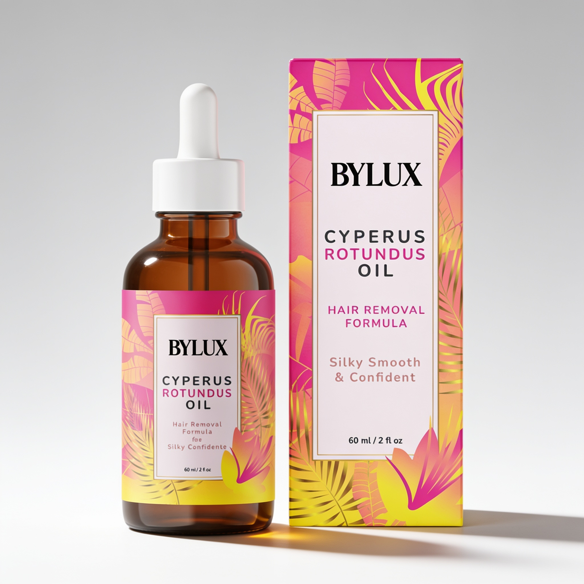 ByLux™ Smooth Regrowth Oil · Cyperus Rotundus Formula