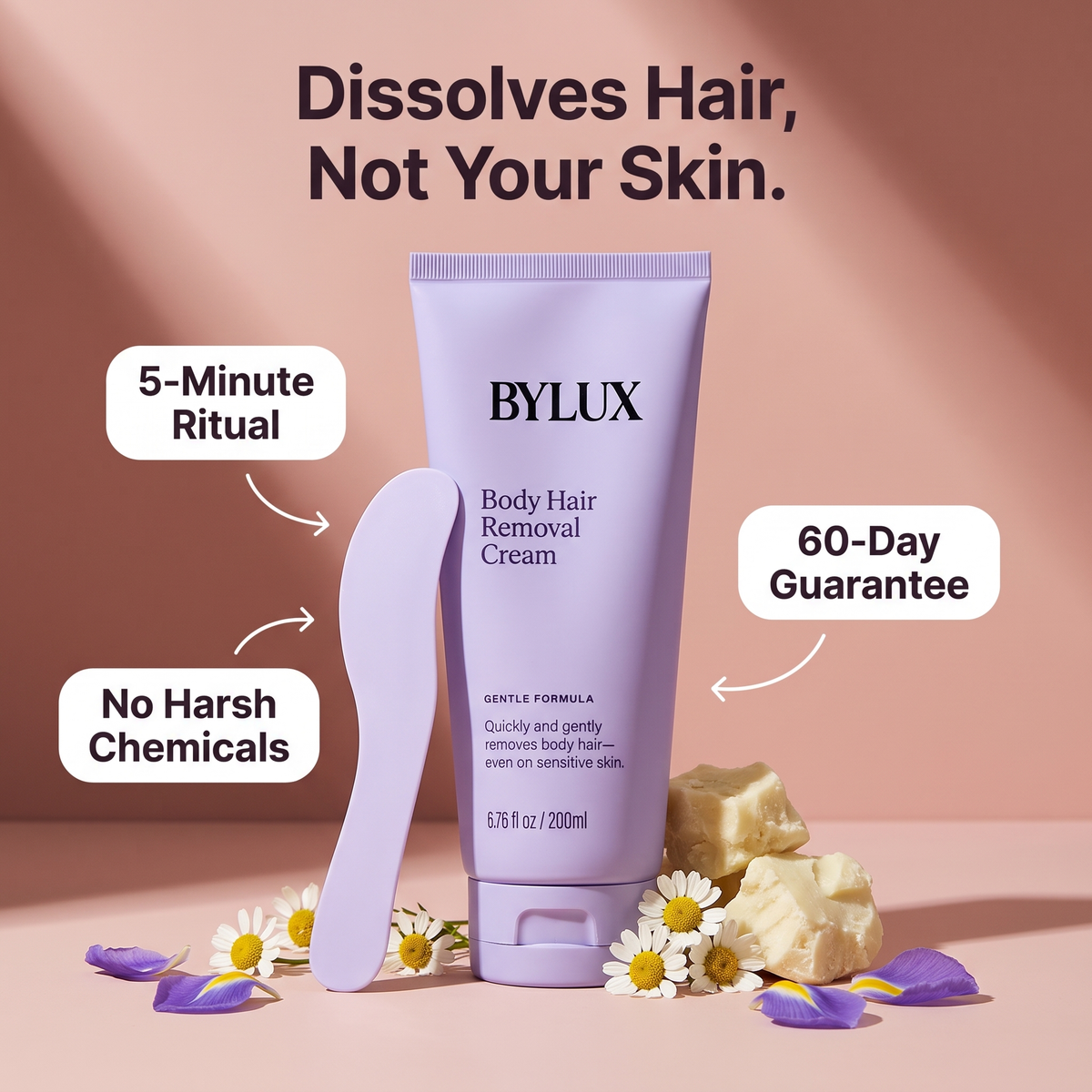 ByLux™ Pain-Free Body Hair Removal Cream
